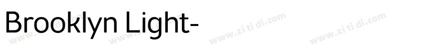 Brooklyn Light字体转换 Brooklyn Light字体转换